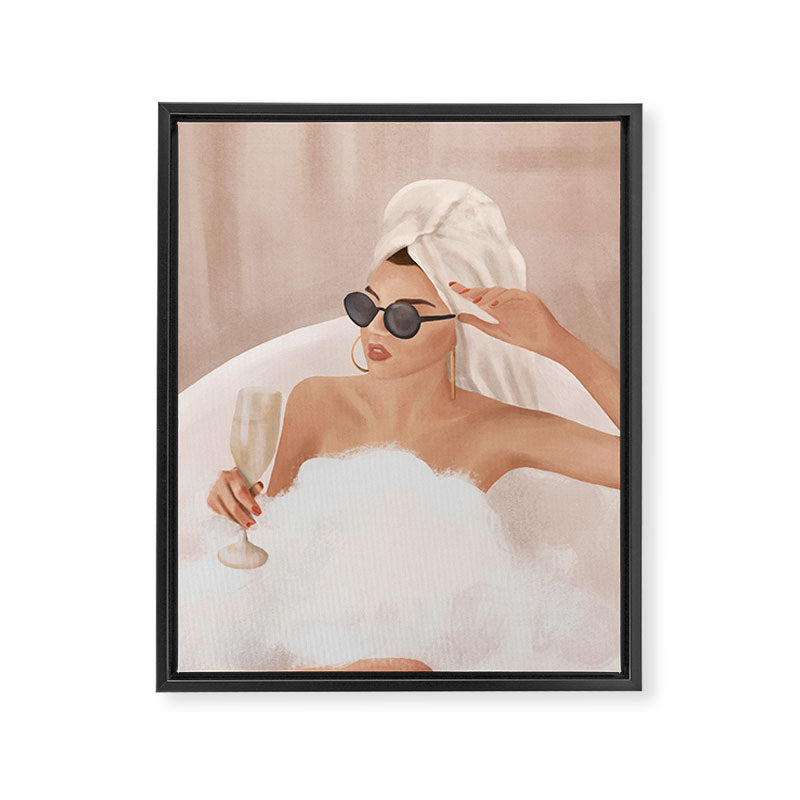 Friday Evening Framed Canvas Print Gallery Image 6