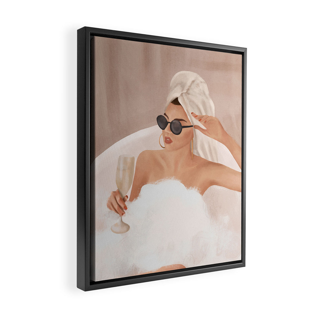 Friday Evening Framed Canvas Print Gallery Image 2