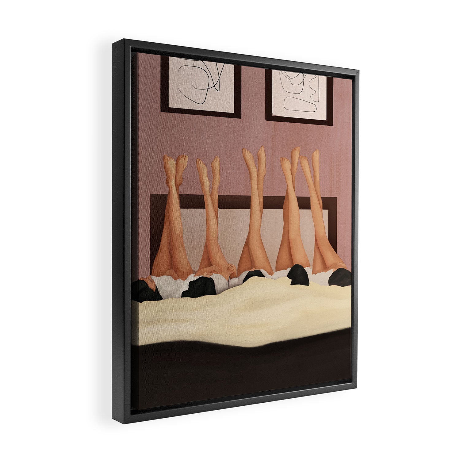 Friends Framed Canvas Print Gallery Image 2