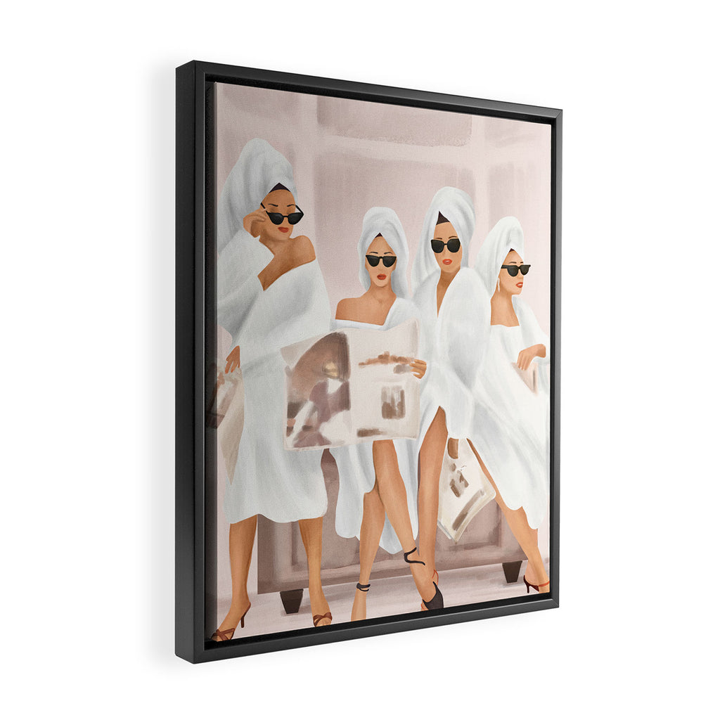 Friends Framed Canvas Print Gallery Image 2