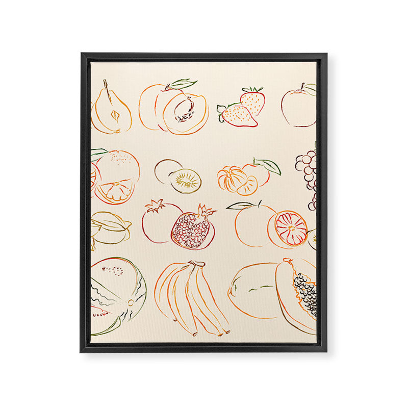 Fruits Framed Canvas Print Gallery Image 8