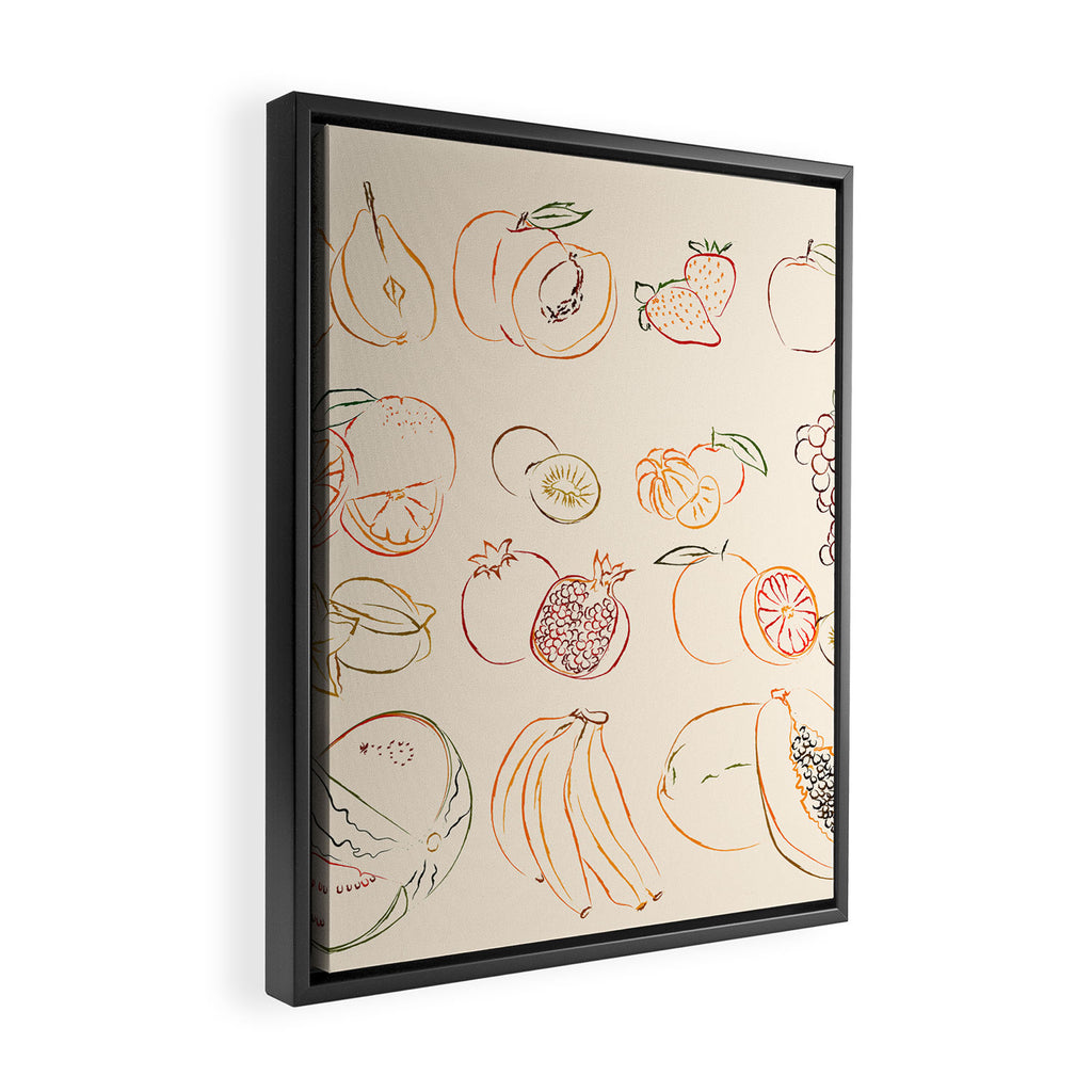 Fruits Framed Canvas Print Gallery Image 2