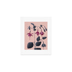Fuchsia Botanical Drawing Art Print Gallery Image 1
