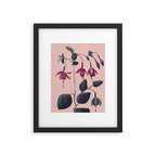Fuchsia Botanical Drawing Framed Art Print Gallery Image 5