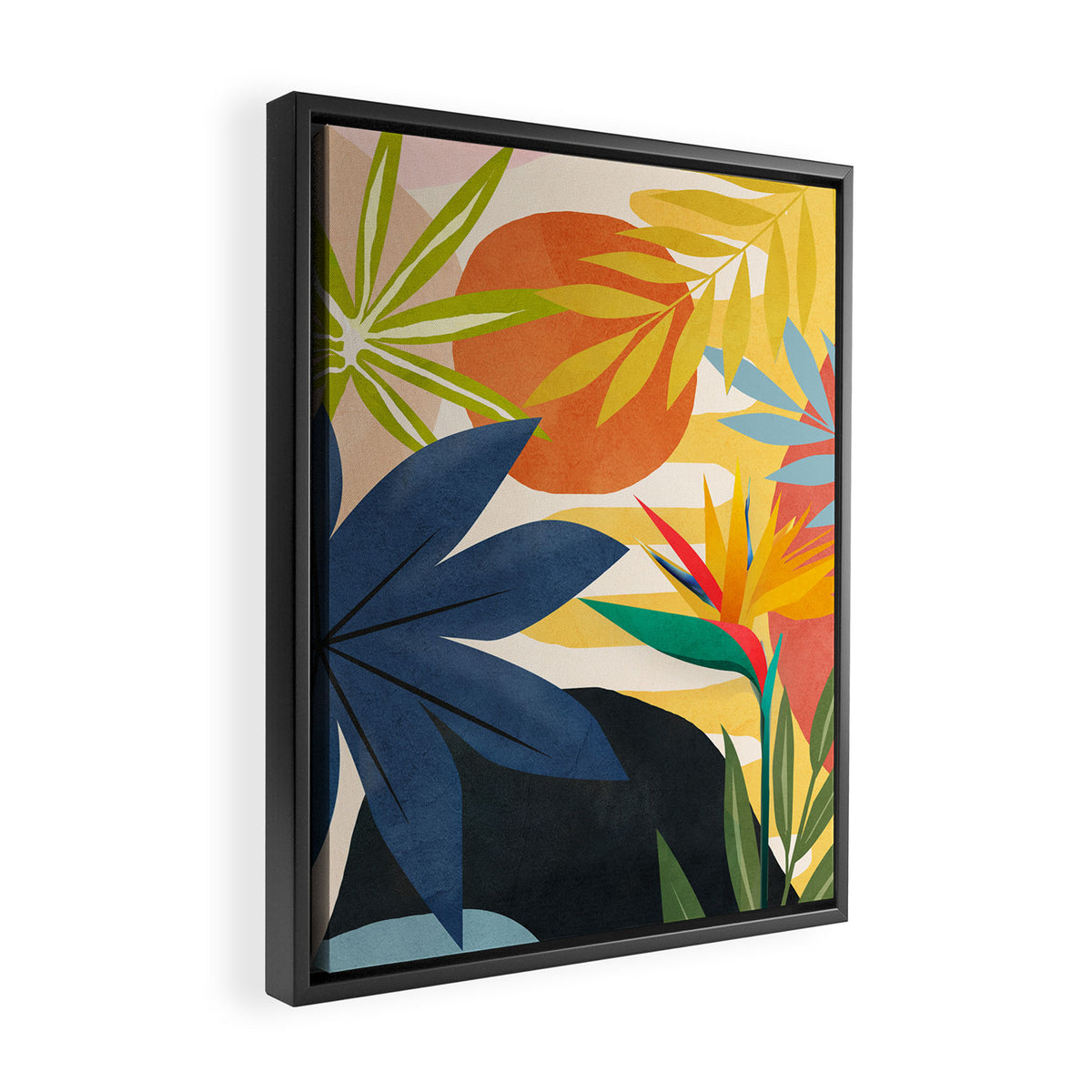 Garden in the Sunshine 7 Framed Canvas Print Gallery Image 2