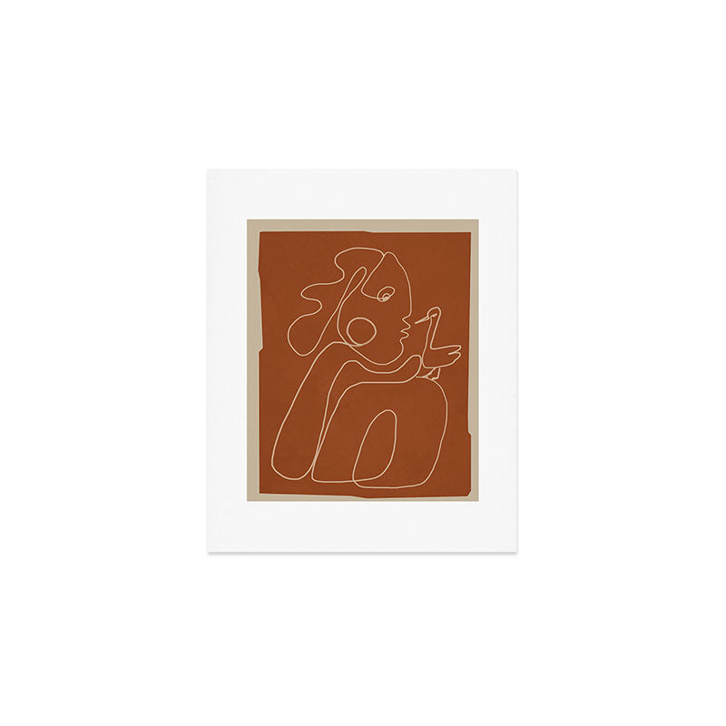 Gentle Abstract Line 2 Art Print Gallery Image 1