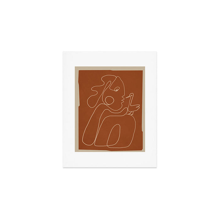 Gentle Abstract Line 2 Art Print Gallery Image 1