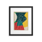 Gentle Abstract Line 6 Framed Art Print Gallery Image 5
