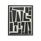 Geometrical Play 1 Framed Canvas Print Gallery Image 6