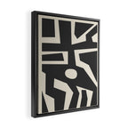 Geometrical Play 10 Framed Canvas Print Gallery Image 2