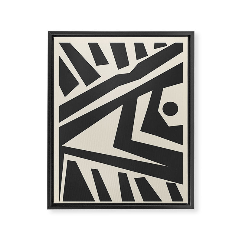Geometrical Play 11 Framed Canvas Print Gallery Image 6