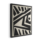 Geometrical Play 11 Framed Canvas Print Gallery Image 2