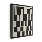 Geometrical Play 6 Framed Canvas Print Gallery Image 2