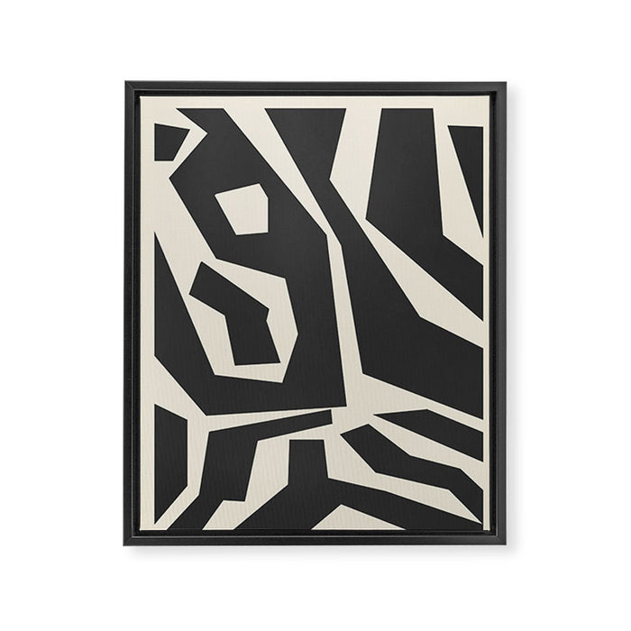 Geometrical Play 7 Framed Canvas Print Gallery Image 1