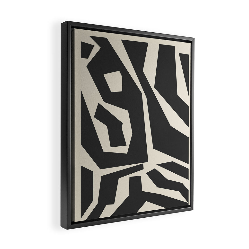 Geometrical Play 7 Framed Canvas Print Gallery Image 2