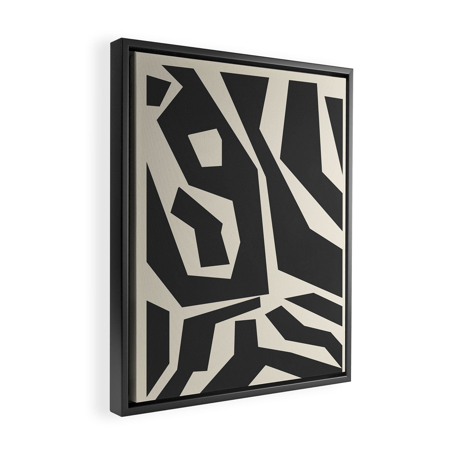 Geometrical Play 7 Framed Canvas Print Gallery Image 2