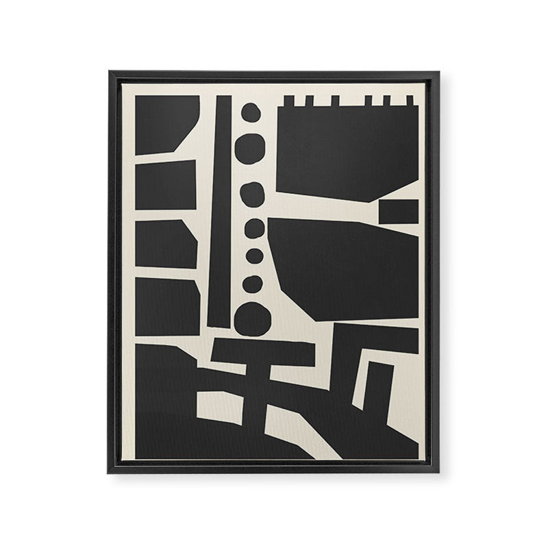 Geometrical Play 8 Framed Canvas Print Gallery Image 6