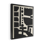 Geometrical Play 8 Framed Canvas Print Gallery Image 2