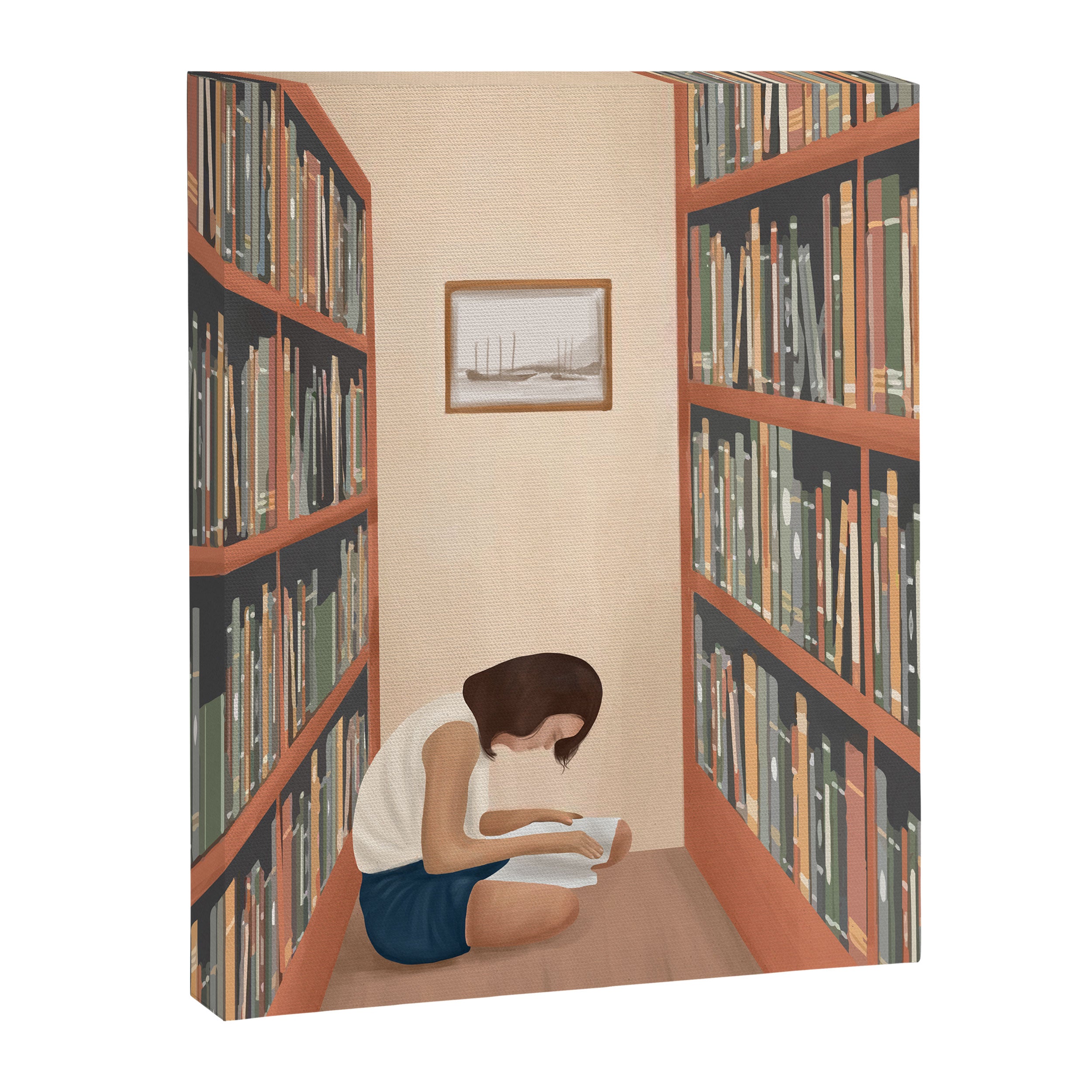 Getting Lost in a Book Canvas Print Gallery Image 6