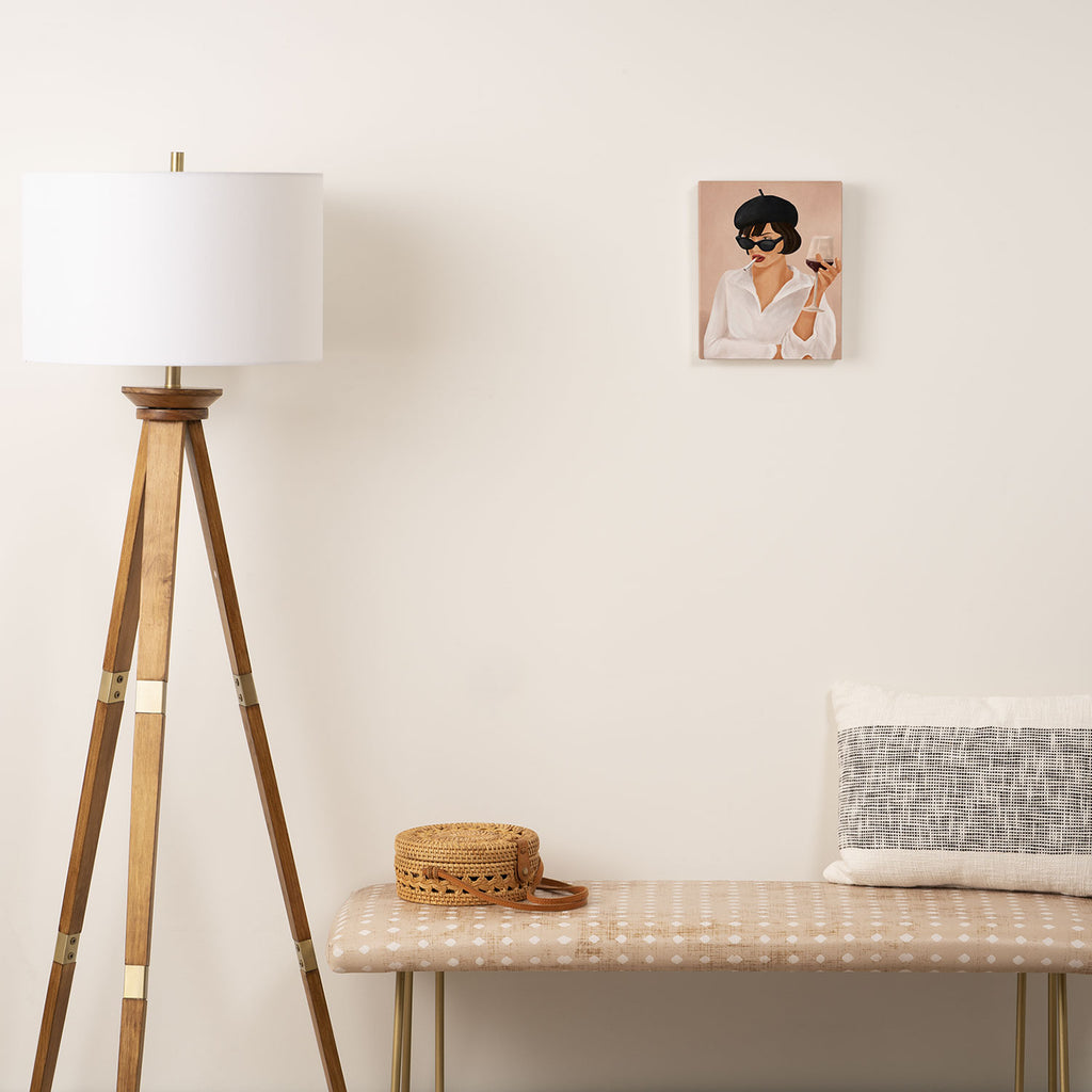 Glass of wine Canvas Print Gallery Image 2