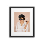 Glass of wine Framed Art Print Gallery Image 5