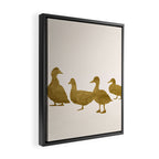 Golden Ducks Framed Canvas Print Gallery Image 2