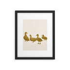 Golden Ducks Framed Art Print Gallery Image 6