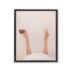 Good Peaceful Morning Framed Canvas Print Gallery Image 6