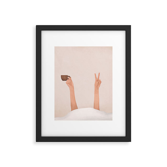 Good Peaceful Morning Framed Art Print Gallery Image 1