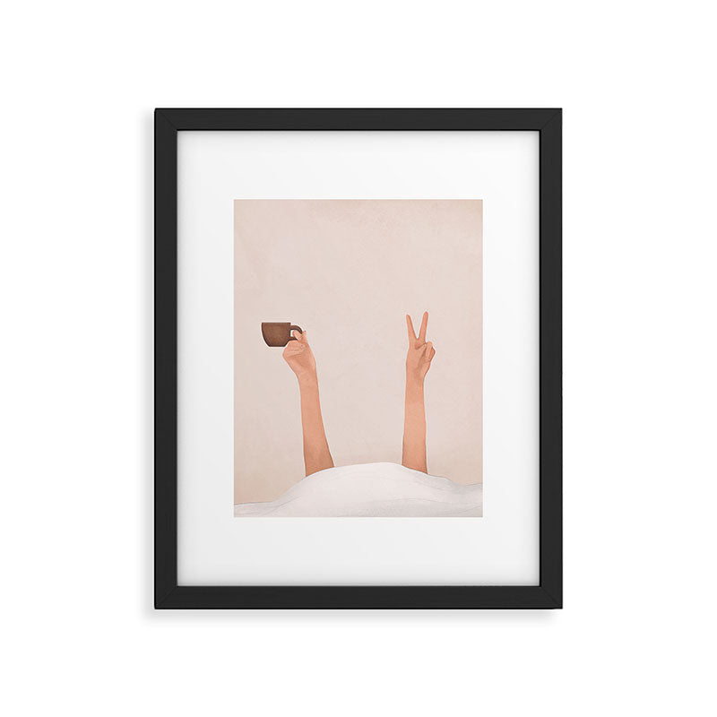 Good Peaceful Morning Framed Art Print Gallery Image 5