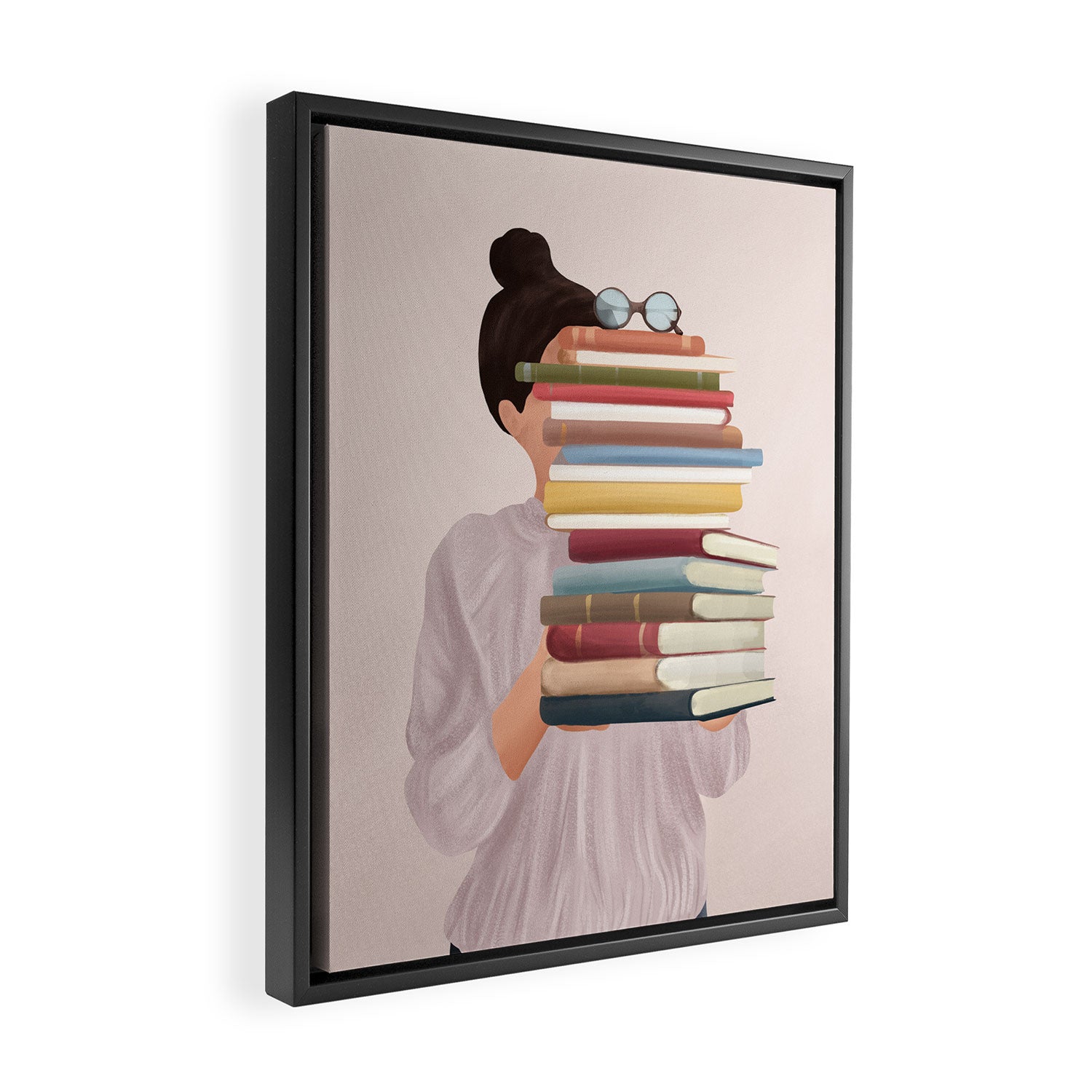 Good Read 01 Framed Canvas Print Gallery Image 2