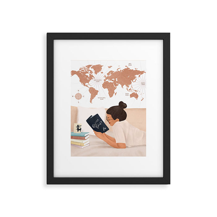 Good Read 03 Framed Art Print Gallery Image 1