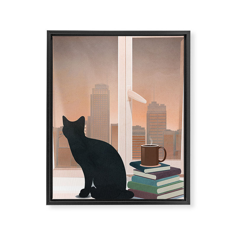 Good Read 04 Framed Canvas Print Gallery Image 6