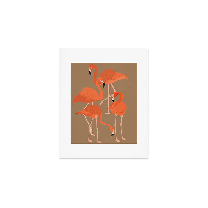 Graceful Flamingos 2 Art Print Gallery Image 1