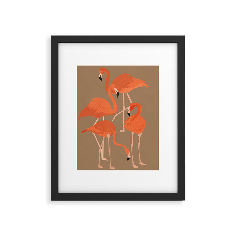 Graceful Flamingos 2 Framed Art Print Gallery Image 6
