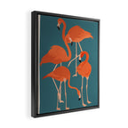 Graceful Flamingos 3 Framed Canvas Print Gallery Image 2