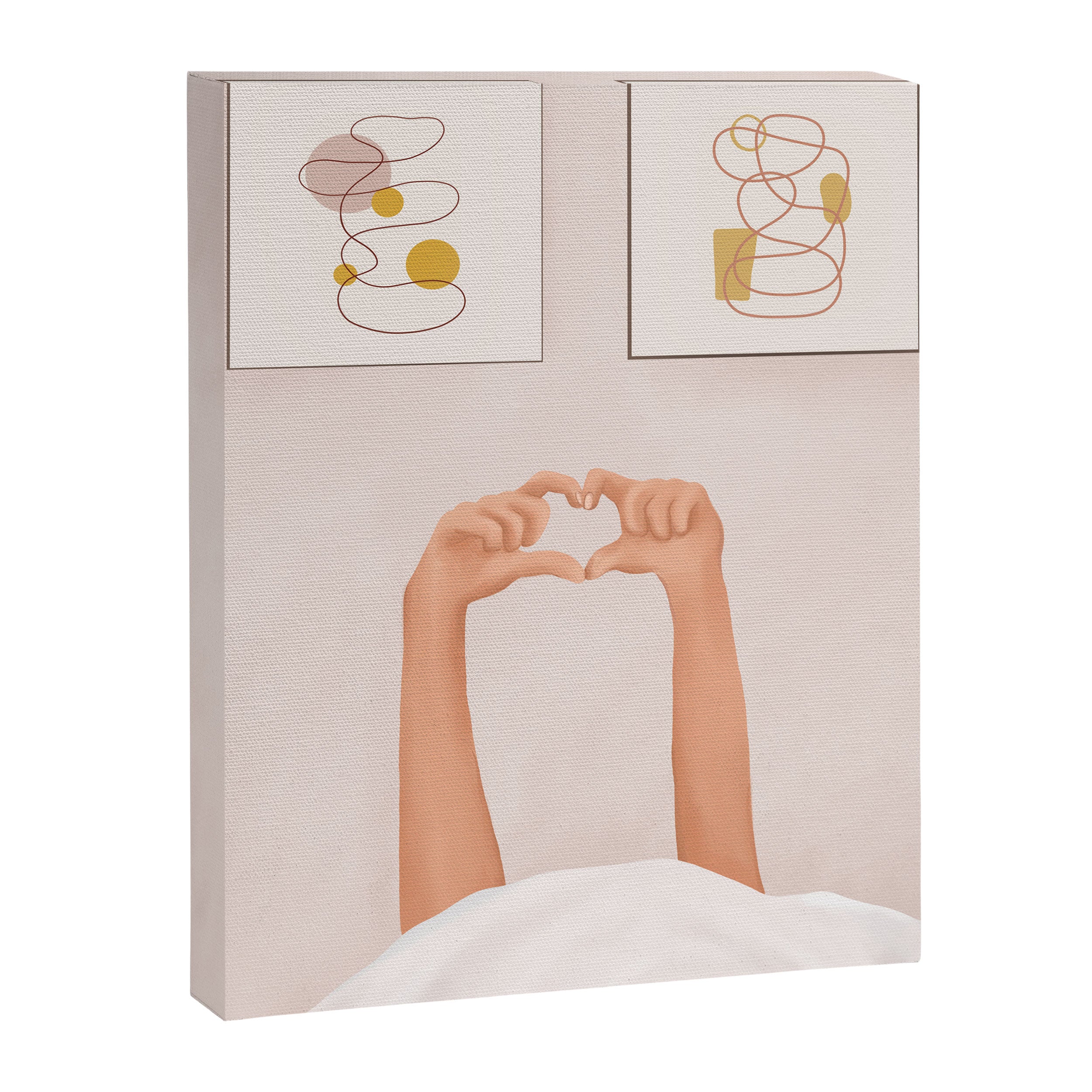 Hand Heart Canvas Print Gallery Image 6