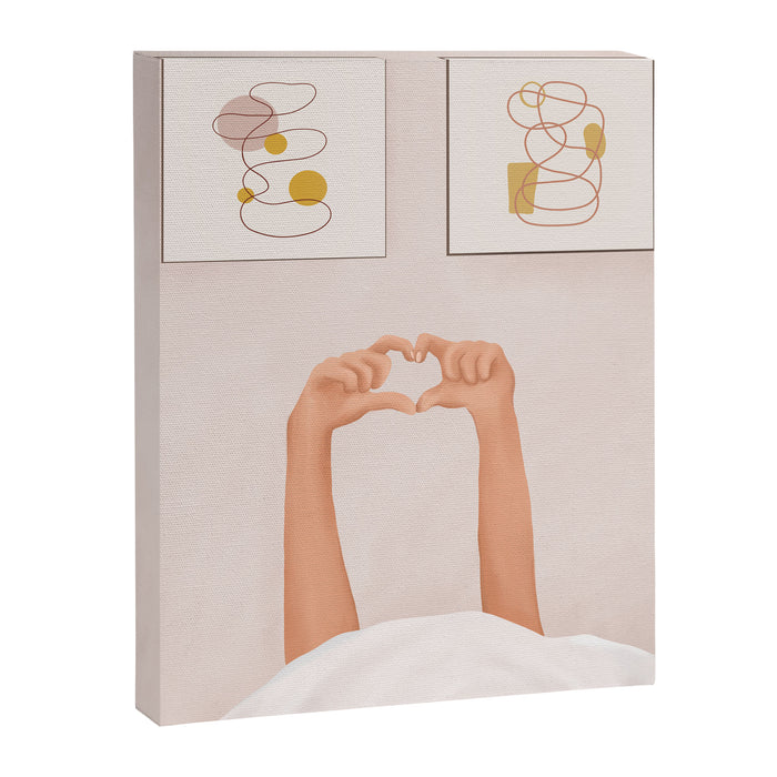 Hand Heart Canvas Print Gallery Image 1
