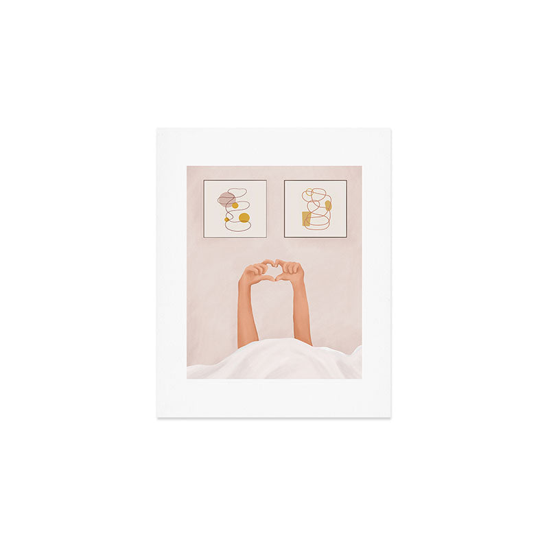 Hand Heart Art Print Gallery Image 1