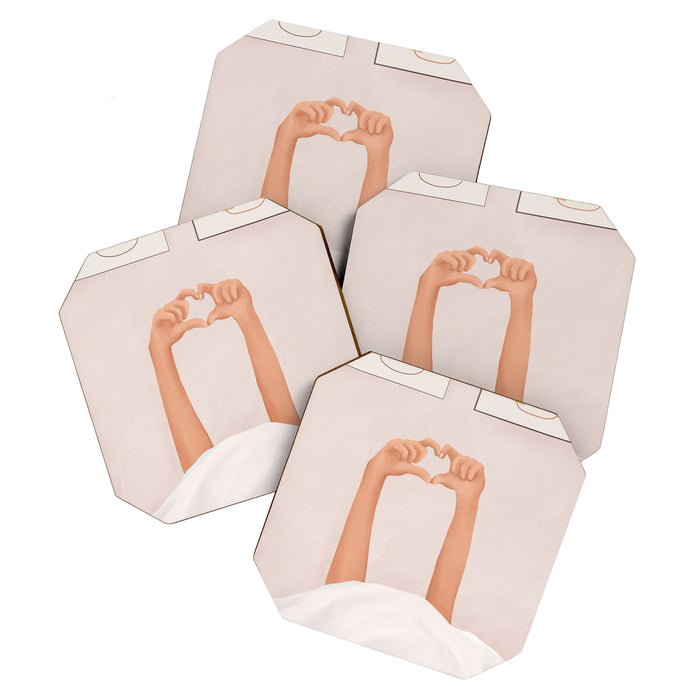 Hand Heart Coaster Gallery Image 1