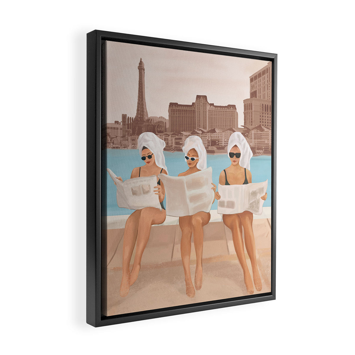 Hotel Morning Framed Canvas Print Gallery Image 2