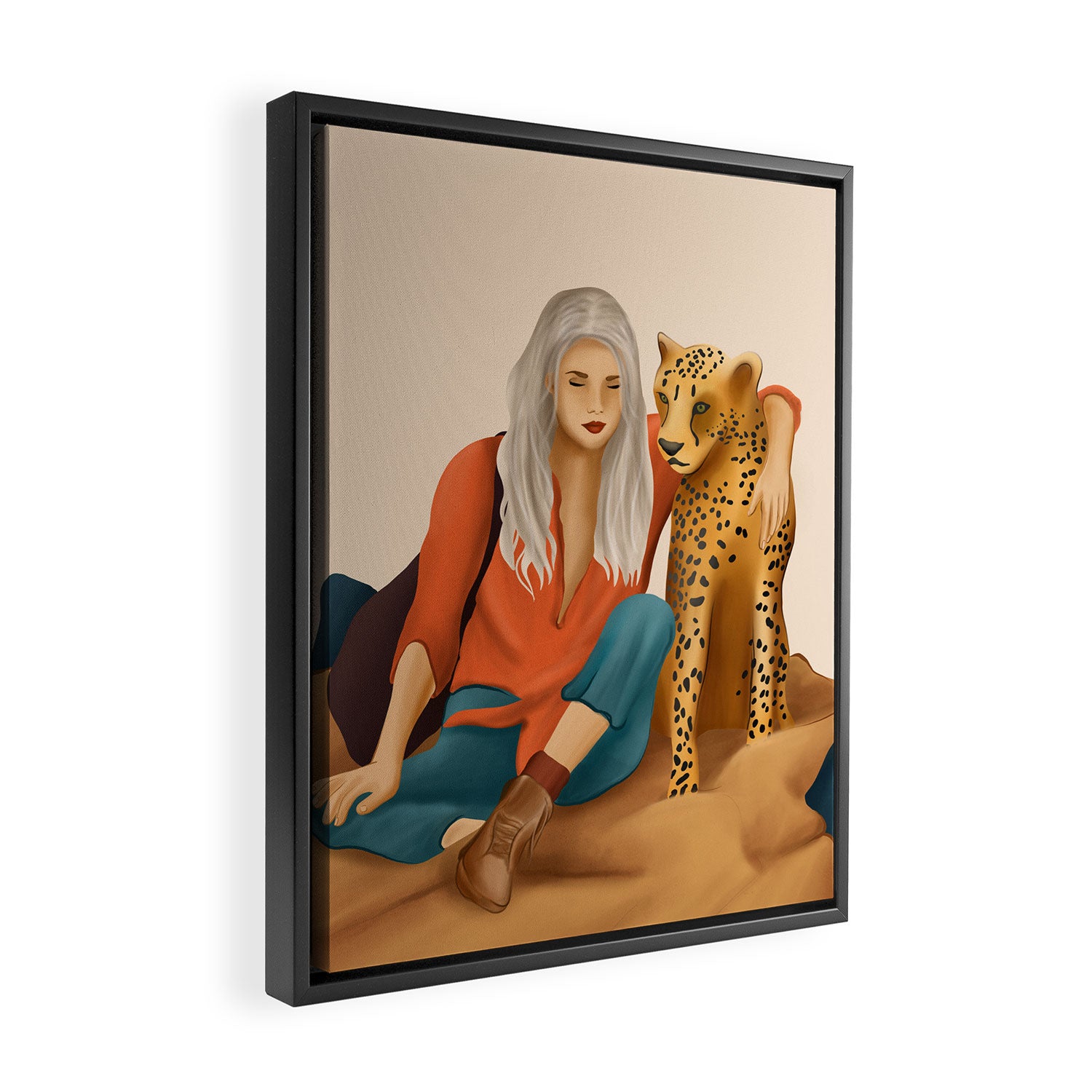 Into The Wild II Framed Canvas Print Gallery Image 2