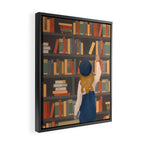 Library Love Framed Canvas Print Gallery Image 2