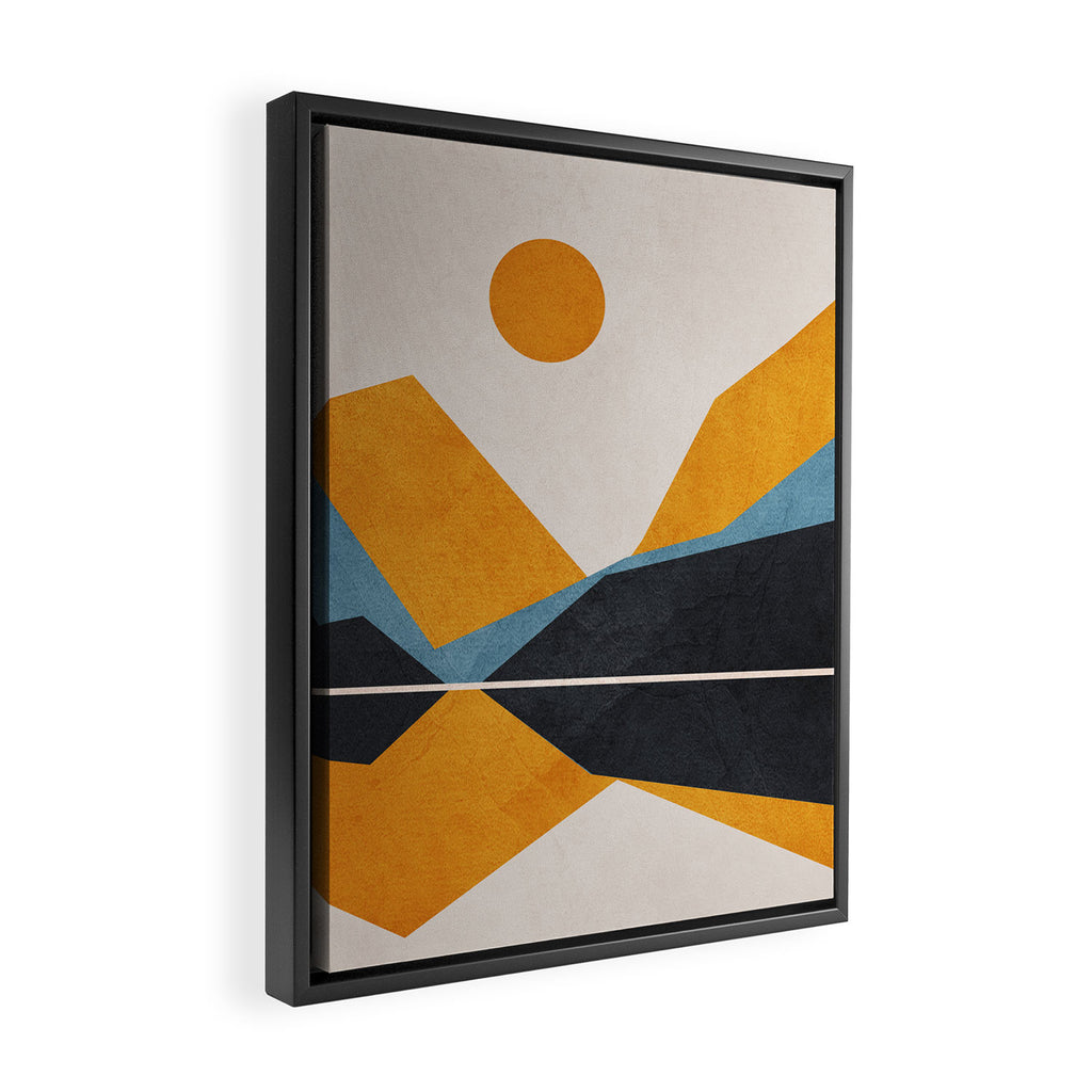 Line Mountain Beauty II Framed Canvas Print Gallery Image 2