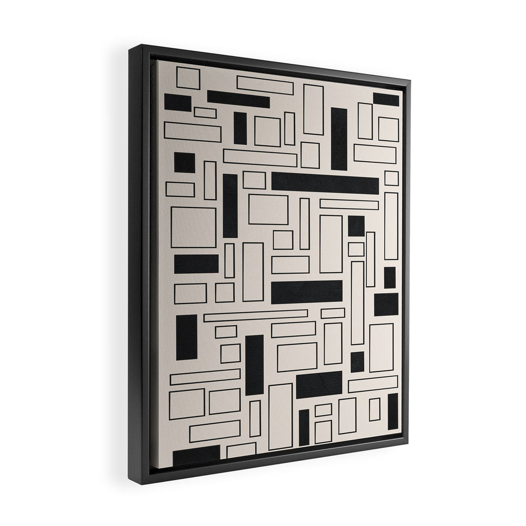 Lines in Motion 1 Framed Canvas Print Gallery Image 2