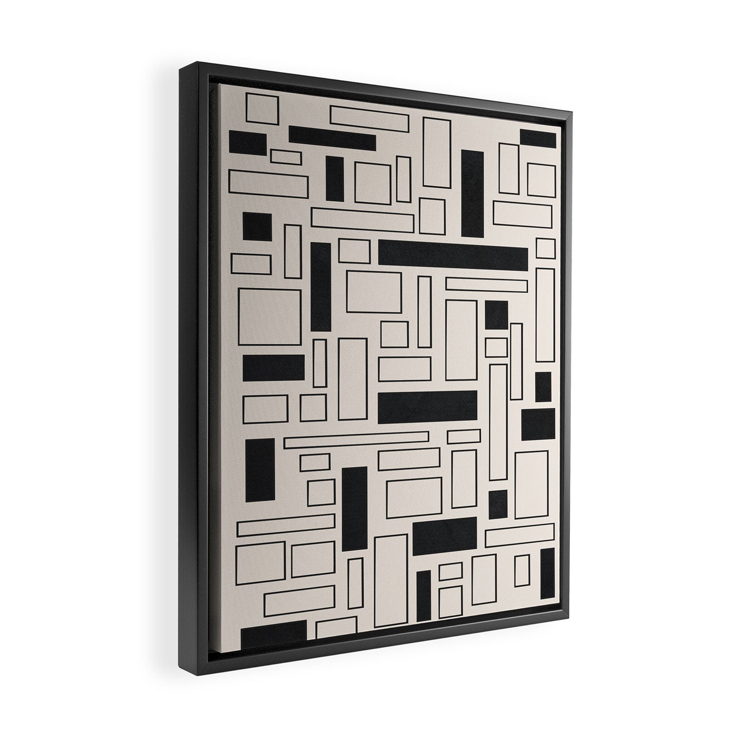 Lines in Motion 1 Framed Canvas Print Gallery Image 2