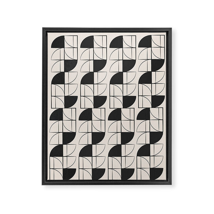 Lines in Motion 9 Framed Canvas Print Gallery Image 1
