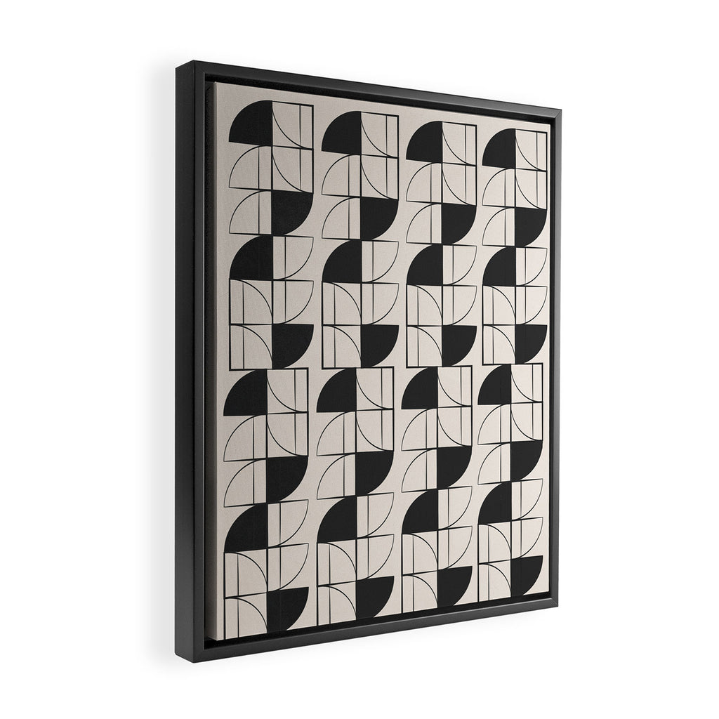 Lines in Motion 9 Framed Canvas Print Gallery Image 2