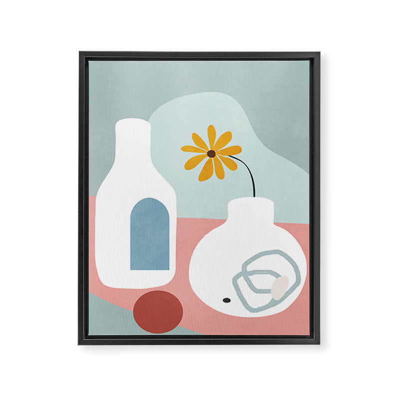 Little Flower 02 Framed Canvas Print Gallery Image 6