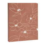 Little Flower Outline on Clay 01 Canvas Print Gallery Image 6